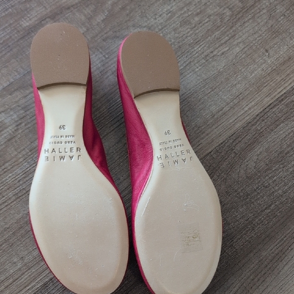Jamie Haller Women's Red Leather Flats - Picture 4 of 6